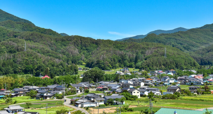 自然豊かな故郷のイメージ